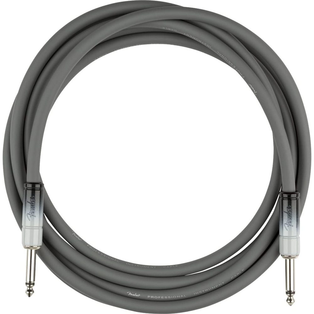 image:imageFender Ombre Instrument Cable StraightStraight Silver Smoke 10ftSilver Smoke