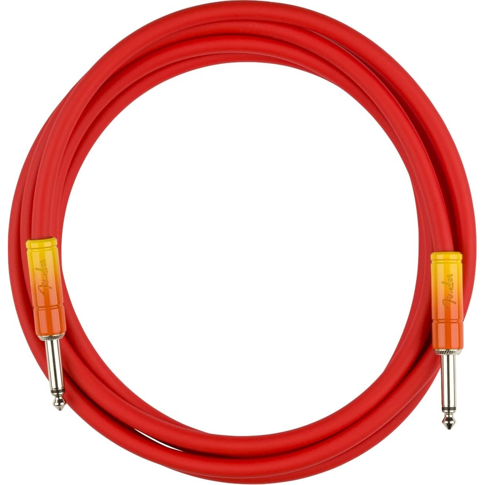image:imageFender Ombre Instrument Cable StraightStraight Silver Smoke 10ftTequila Sunrise