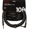 Fender 10-Foot Original Instrument Cable Compatible with Modem, Straight-Straight, Black – 1 Pack(Black Tweed)