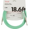 Fender 10-Foot Original Instrument Cable Compatible with Modem, Straight-Straight, Black – 1 Pack(Surf Green)