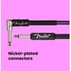 Fender J Mascis Dinosaur Jr Coiled Instrument Cable, Purple, 30ft