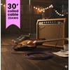 Fender J Mascis Dinosaur Jr Coiled Instrument Cable, Purple, 30ft
