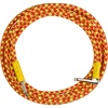 Fender MonoNeon Instrument Cable, Straight/Angle, Orange/Yellow Tweed, 10ft