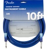 Fender Ombre Instrument Cable, Straight/Straight, Silver Smoke, 10ft(Belair Blue)
