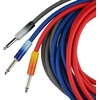 Fender Ombre Instrument Cable, Straight/Straight, Silver Smoke, 10ft(Belair Blue)