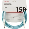 Fender Original Series Instrument Cable, Guitar Cable, Guitar Accessories, Straight/Straight, Daphne Blue, 10ft(Daphne Blue)