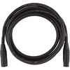 Fender Professional Series Microphone Cable, Guitar Cable, Guitar Accessories, XLR, Black, 25ft(10ft)