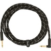 Fender 10-Foot Original Instrument Cable Compatible with Modem, Straight-Straight, Black – 1 Pack(Black Tweed)
