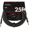 Fender Deluxe Series Instrument Cable 10 Feet Straight-Straight, Guitar Cable, Guitar Accessories, Black Tweed(Black)