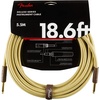 Fender Deluxe Series Instrument Cable 10 Feet Straight-Straight, Guitar Cable, Guitar Accessories, Black Tweed(Tweed)