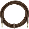 Fender Paramount Acoustic Instrument Cable, Straight/Straight, Brown, 18.6ft(10 feet)