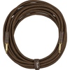 Fender Paramount Acoustic Instrument Cable, Straight/Straight, Brown, 18.6ft(18.6 feet)