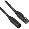 Fender Professional Series Microphone Cable, Guitar Cable, Guitar Accessories, XLR, Black, 25ft(10ft)