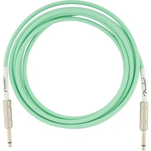 Fender 10-Foot Original Instrument Cable Compatible with Modem, Straight-Straight, Black – 1 Pack(Surf Green)