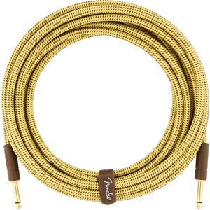 Fender 10-Foot Original Instrument Cable Compatible with Modem, Straight-Straight, Black – 1 Pack(Tweed)