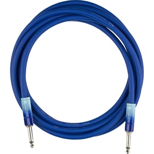 Fender Ombre Instrument Cable, Straight/Straight, Silver Smoke, 10ft(Belair Blue)