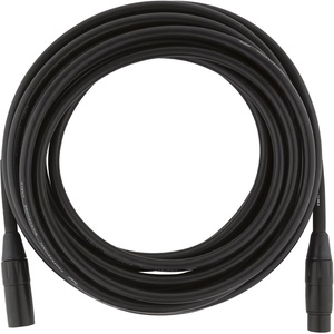 Fender Professional Series Microphone Cable, Guitar Cable, Guitar Accessories, XLR, Black, 25ft(10 FT)