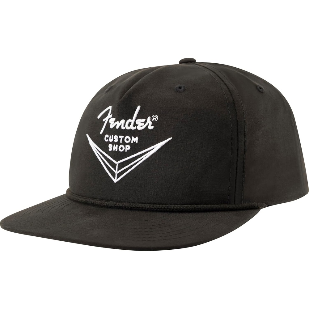 image:imageFender Custom Shop Logo Hat NylonCotton Blend Adjustable Fit Black