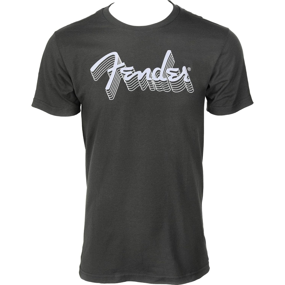 image:imageFender Reflective Logo TShirt Charcoal SXXLarge