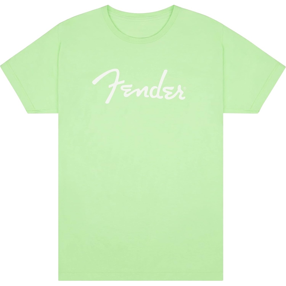 image:imageFender Spaghetti Logo TShirt Olympic White XLSurf Green
