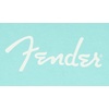 Fender Spaghetti Logo T-Shirt, Olympic White, XL(Daphne Blue)