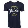 Fender Baja T-Shirt, Blue, M(Small)