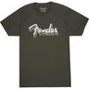 Fender Reflective Logo T-Shirt, Charcoal, S(Small)