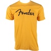 Fender Spaghetti Logo T-Shirt, Olympic White, XL(Butterscotch Blonde)