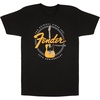 Fender Telecaster 75th Tele Tee, Vintage Black, Size M(2X Large)