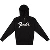 Fender Transition Logo Zip Front Hoodie, Black, M