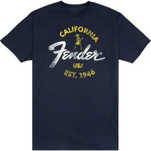 Fender Baja T-Shirt, Blue, M(Large)