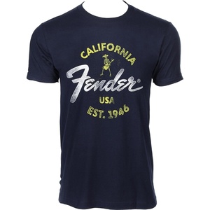Fender Baja T-Shirt, Blue, M(Small)