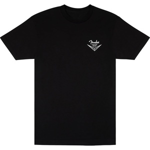 Fender Custom Shop Tee, Black, Size M(Large)