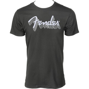 Fender Reflective Logo T-Shirt, Charcoal, S(XX-Large)