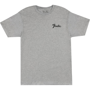 Fender Transition Logo Tee, Black, S(Athletic Gray)