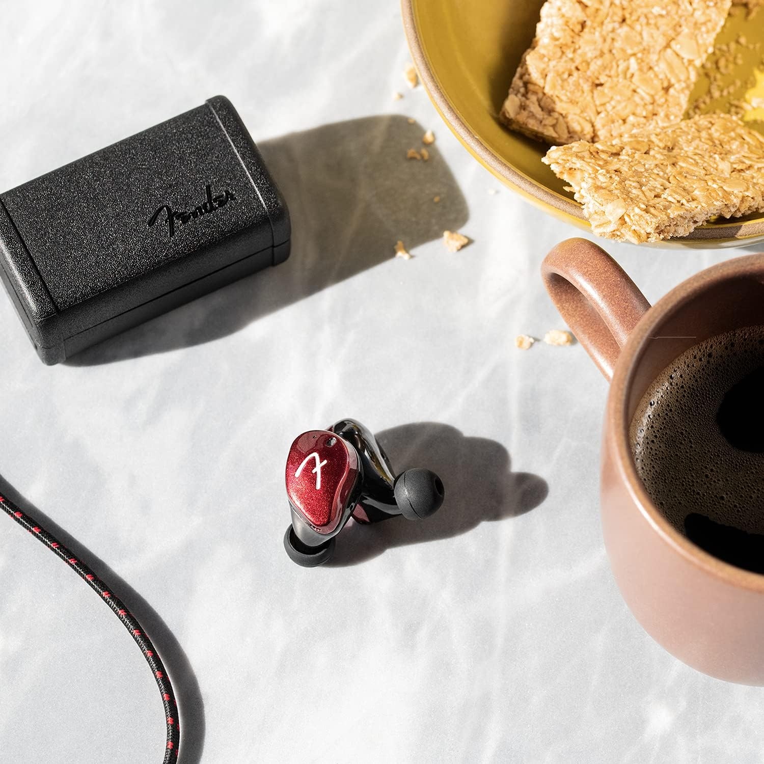 image:imageFender Audio Tour True Wireless inEar Headphones Burgundy