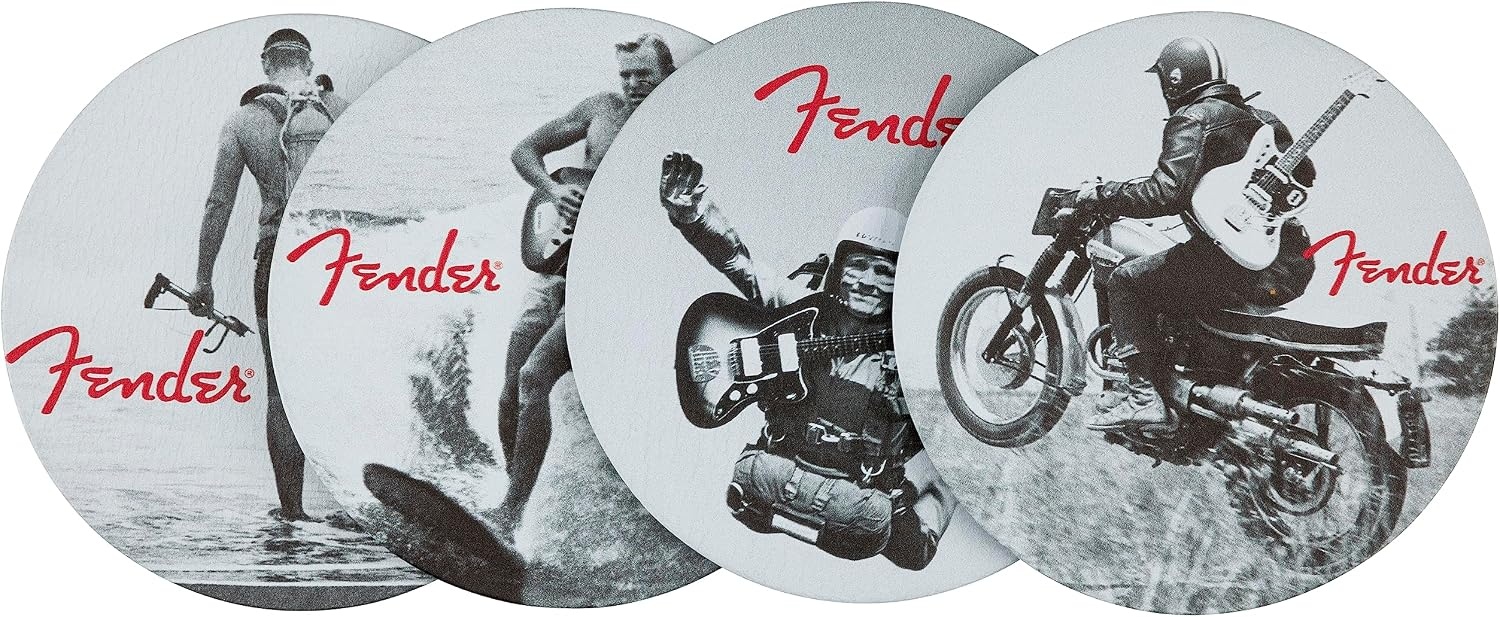 image:imageFender Vintage Ads 4PK Coaster Set