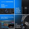 Bundle of Fender Quantum Creator Bundle, Home Recording Kit with Quantum LT 2 USB-C Interface, M7 Condenser Microphone, HD7 Headphones, and More + Fender Professional Series Guitar Cable, 10 ft, Black