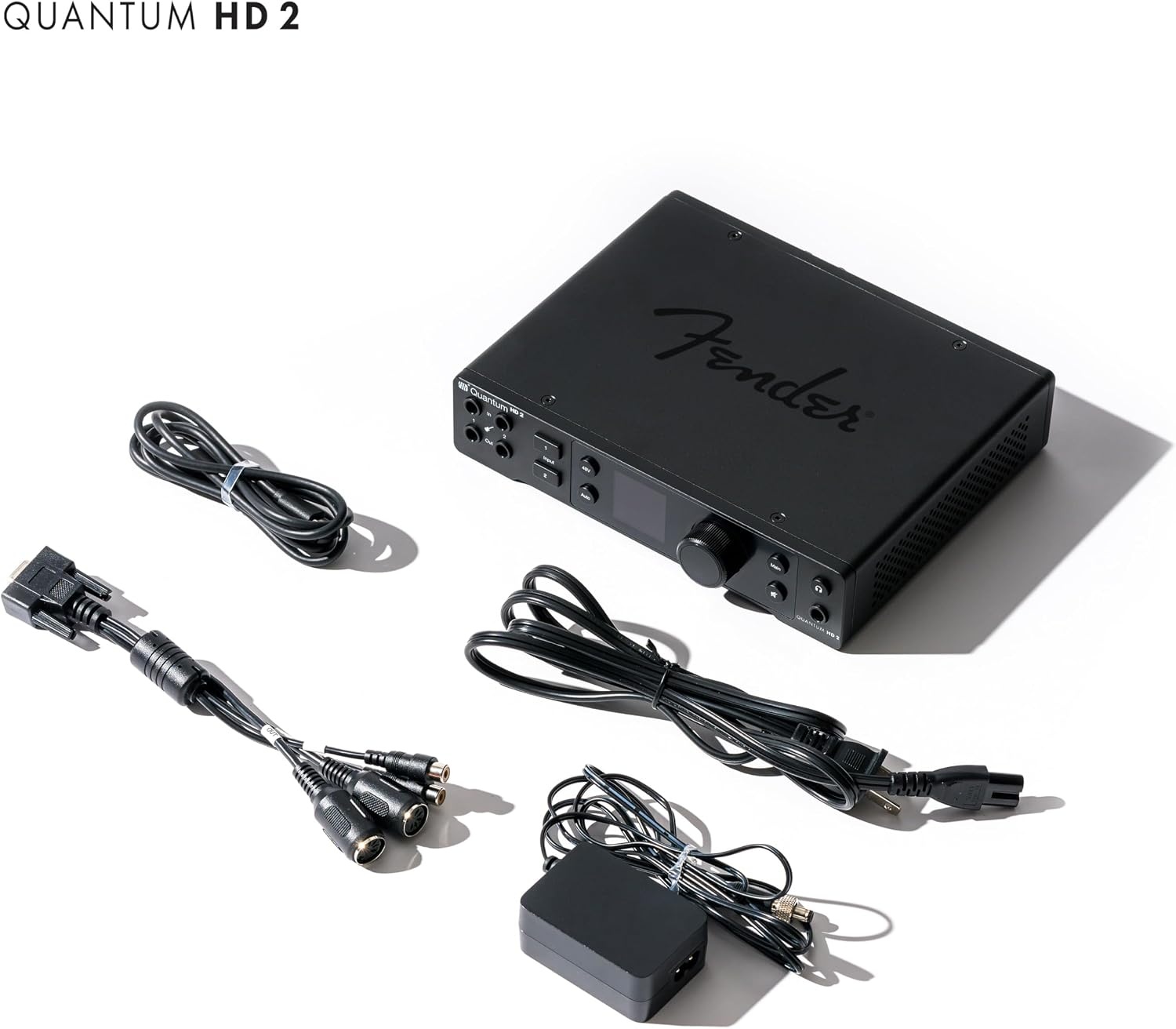 image:imageFender Quantum HD 2 20x24 USBC Audio Interface for Music Production MAXHD Mic Preamps Front Instrument Inputs ADAT amp SPDIF IO Auto Gain ReAmp Outputs Loopback Headphone Amp Mac amp PC
