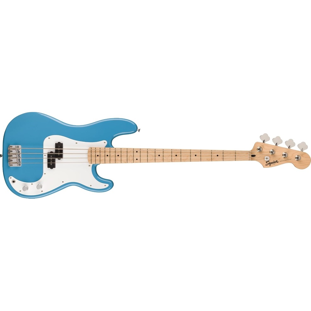 image:imageSquier Squier Sonic Bronco Bass Arctic White Maple FingerboardCalifornia Blue