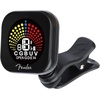 Fender Flash 2.0 Guitar Tuner Clip On, Rechargeable Guitar Tuner for 6 Strings, Battery and Micro USB Audio Charger Included, 4x3x2 Inches, 1 Count,Black