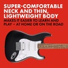 Fender Squier Debut Stratocaster HSS Beginner Electric Guitar, Sea Foam(Black)