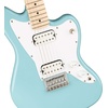 Squier Mini Jazzmaster Electric Guitar, Daphne Blue, Maple Fingerboard(Daphne Blue)