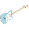 Squier Mini Jazzmaster Electric Guitar, Daphne Blue, Maple Fingerboard(Daphne Blue)
