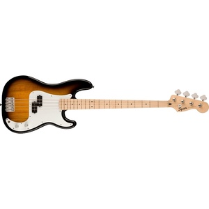 Squier Squier Sonic Bronco Bass, Arctic White, Maple Fingerboard(2-Color Sunburst)