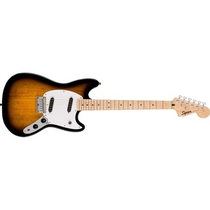 Squire Sonic Mustang Electric Guitar, California Blue, Laurel Fingerboard(2-Color Sunburst)