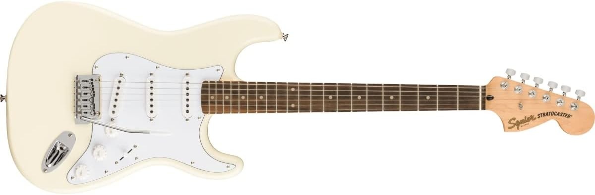 image:imageSquier Affinity Series Stratocaster FMT HSS Electric GuitarSienna SunburstOlympic White