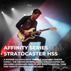 Squier Affinity Series Stratocaster FMT HSS Electric Guitar,Sienna Sunburst(Olympic White)