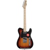 Squier Affinity Series Telecaster Electric Guitar, with 2-Year Warranty, 3-Color Sunburst, Maple Fingerboard(3-Color Sunburst)