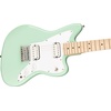 Squier Mini Jazzmaster Electric Guitar, with 2-Year Warranty, Surf Green, Maple Fingerboard